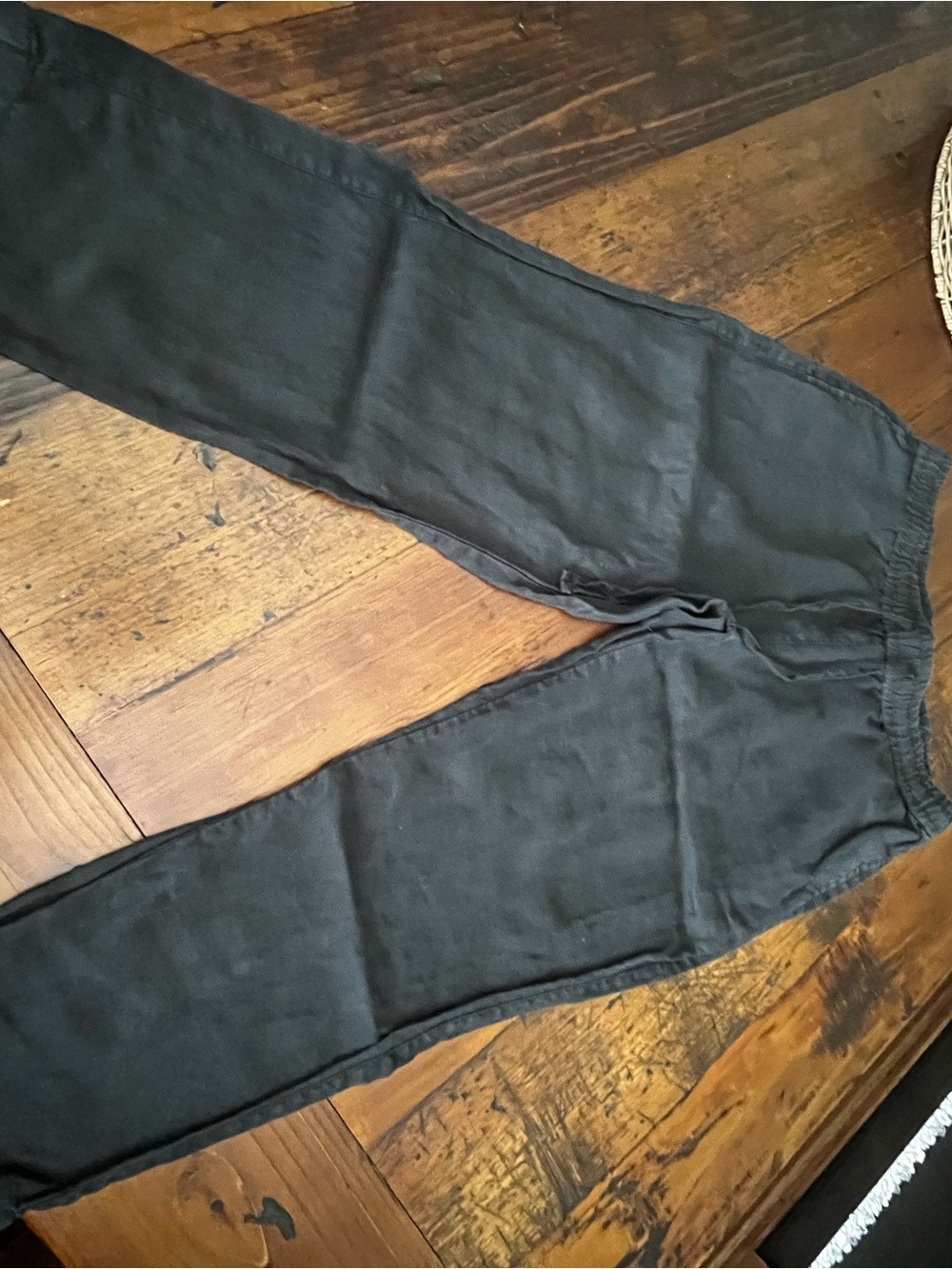 Tommy Bahama Black Elastic Waist Pull-On Pants
